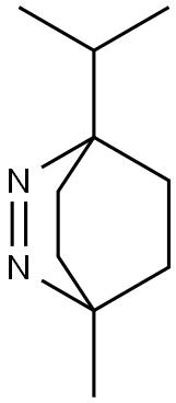 2,3-Diazabicyclo[2.2.2]oct-2-ene,1-methyl-4-(1-methylethyl)-(9CI) Struktur