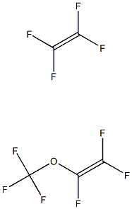 tetrafluoro-ethen polymer with trifluoro(trifluoromethoxy)ethene Struktur