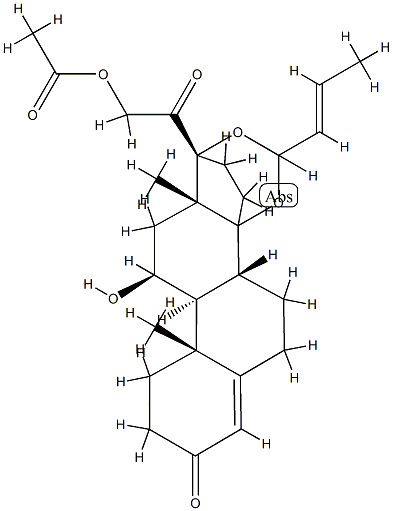 nicocortonide acetate Struktur