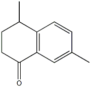 1，6-Dimethyl-4-keto-tetrahydronaphthalene Struktur