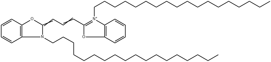 3 3'-DIOCTADECYLOXACARBOCYANINE PERCHLOR Struktur