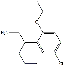 5-Chloro-2-ethoxy-β-(1-methylpropyl)phenethylamine Struktur