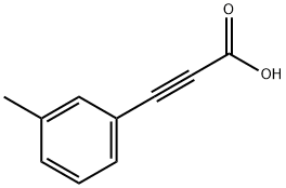 3-(3-methylphenyl)prop-2-ynoic acid Struktur