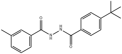 N'-[4-(tert-butyl)benzoyl]-3-methylbenzohydrazide Struktur