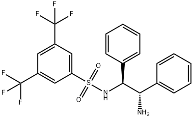 1S,2S-N-[3,5-bis(trifluoromethyl)]benzene
sulfonamide-1,2-diphenyl ethylenediamine Struktur