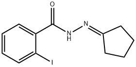 N'-cyclopentylidene-2-iodobenzohydrazide Struktur