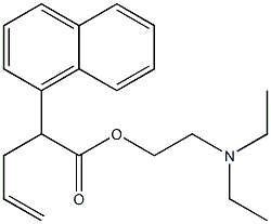 α-Allyl-1-naphthaleneacetic acid 2-(diethylamino)ethyl ester Struktur