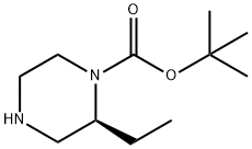 (S)-1-N-Boc-2-ethylpiperazine Structure