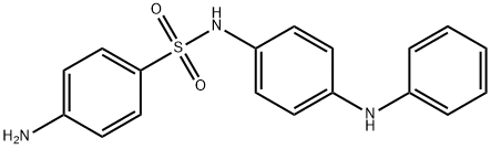 4-amino-N-(4-anilinophenyl)benzenesulfonamide Struktur