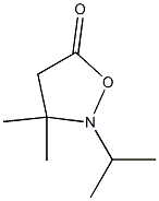 5-Isoxazolidinone,3,3-dimethyl-2-(1-methylethyl)-(9CI) Struktur