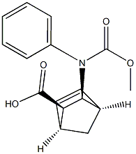 Bicyclo[2.2.1]hept-5-ene-2-carboxylic acid, 3-[[(phenylmethoxy)carbonyl]amino]-, (1R,2S,3R,4S)-rel- (9CI) Struktur