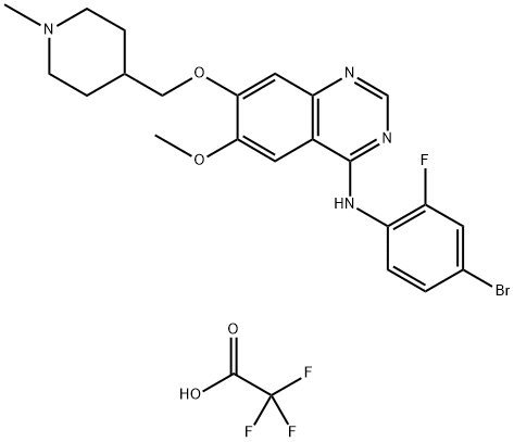 ZD 6474 trifluoroacetate Struktur