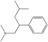 N,N-Dimethyl-β-(2-methylpropyl)benzeneethanamine Struktur