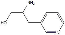 3-Pyridinepropanol,  -bta--amino- Struktur