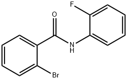 2-bromo-N-(2-fluorophenyl)benzamide Struktur