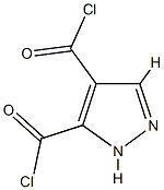 1H-Pyrazole-3,4-dicarbonyldichloride(9CI) Struktur