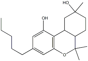 9-hydroxyhexahydrocannabinol Struktur