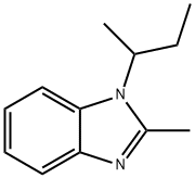 1H-Benzimidazole,2-methyl-1-(1-methylpropyl)-(9CI) Struktur