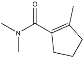 1-Cyclopentene-1-carboxamide,N,N,2-trimethyl-(9CI) Struktur