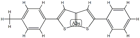 2-(4-Methylphenyl)-5-phenyl[1,2]dithiolo[1,5-b][1,2]dithiole-7-SIV Struktur