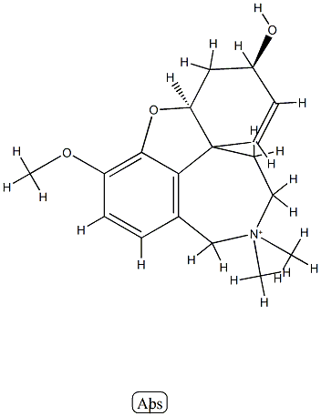 Galanthaminium, 7-methyl-, iodide Struktur