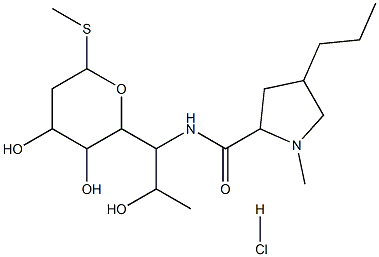 7-deoxylincomycin Struktur