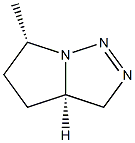 3H-Pyrrolo[1,2-c][1,2,3]triazole,3a,4,5,6-tetrahydro-6-methyl-,(3aR,6S)-rel-(9CI) Struktur