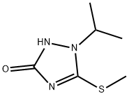 3H-1,2,4-Triazol-3-one,1,2-dihydro-1-(1-methylethyl)-5-(methylthio)-(9CI) Struktur