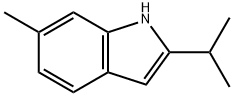 1H-Indole,6-methyl-2-(1-methylethyl)-(9CI) Struktur