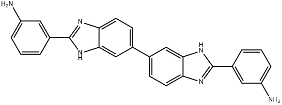 3,3′-[6,6′-bi-1H-Benzimidazole]-2,2′-diylbis-benzenamine Struktur