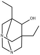 1,3-Diazatricyclo[3.3.1.13,7]decan-6-ol,5,7-diethyl-(9CI) Struktur