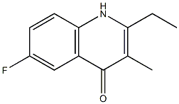 4(1H)-Quinolinone,2-ethyl-6-fluoro-3-methyl-(9CI) Struktur