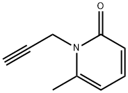 2(1H)-Pyridinone,6-methyl-1-(2-propynyl)-(9CI) Struktur