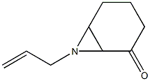 7-Azabicyclo[4.1.0]heptan-2-one,7-(2-propenyl)-(9CI) Struktur