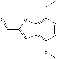 2-Benzofurancarboxaldehyde,7-ethyl-4-methoxy-(9CI) Struktur