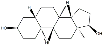 5α-Estrane-3α,17α-diol Struktur