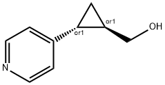 Cyclopropanemethanol, 2-(4-pyridinyl)-, (1R,2R)-rel- (9CI) Struktur