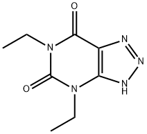 1H-1,2,3-Triazolo[4,5-d]pyrimidine-5,7(4H,6H)-dione,4,6-diethyl-(9CI) Struktur