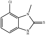 2H-Benzimidazole-2-thione,7-chloro-1,3-dihydro-1-methyl-(9CI) Struktur