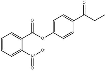 4-propionylphenyl 2-nitrobenzoate Struktur