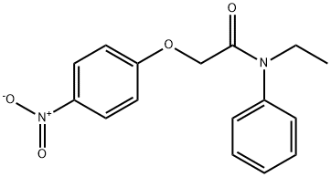 N-ethyl-2-(4-nitrophenoxy)-N-phenylacetamide Struktur