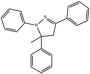 5-methyl-1,3,5-triphenyl-4,5-dihydro-1H-pyrazole Struktur