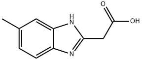 1H-Benzimidazole-2-aceticacid,5-methyl-(9CI) Struktur