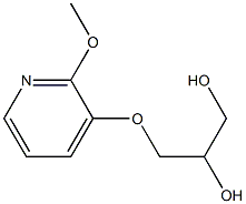 1,2-Propanediol,3-[(2-methoxy-3-pyridinyl)oxy]-(9CI) Struktur