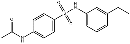 4-(3-Ethylphenylsulfamoyl)acetanilide, 97% Struktur