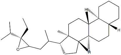 23,24-Epoxy-5α-stigmastane Struktur