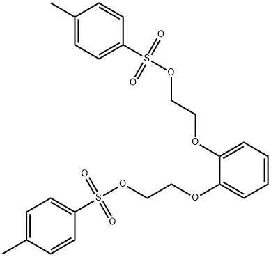 (1,2-phenylenebis(oxy))bis(ethane-2,1-diyl)bis(4-methylbenzenesulfonate) Struktur