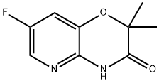 2H-Pyrido[3,2-b]-1,4-oxazin-3(4H)-one,7-fluoro-2,2-dimethyl-(9CI) Struktur