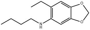 1,3-Benzodioxol-5-amine,N-butyl-6-ethyl-(9CI) Struktur