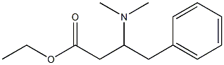 β-(Dimethylamino)benzenebutanoic acid ethyl ester Struktur